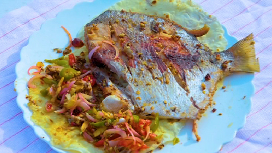 Butter Fly Fish Recipe | Flame On Hai
